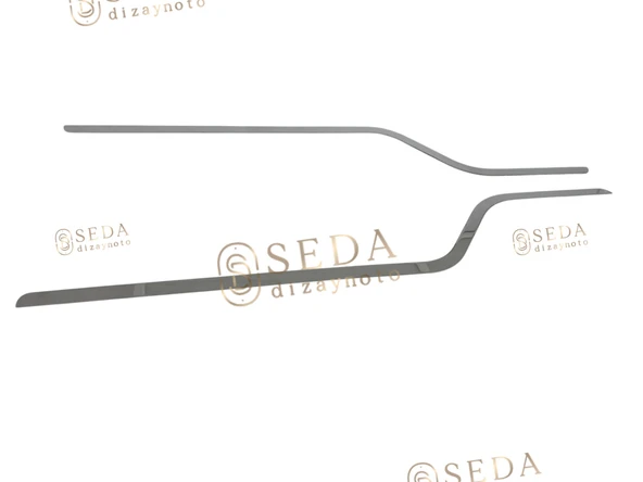 Ford Transit Van 2003 > 2013 Alt Cam Çıtası İnce 2 Prç. - Resim 3