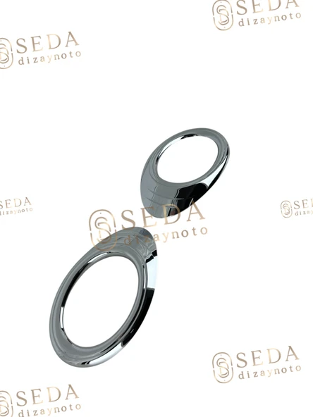 Ford Connect Panel Van/Lav 2009 > 2014 Sis Farı Çerçevesi 2 Prç. ABS Krom ürün görseli