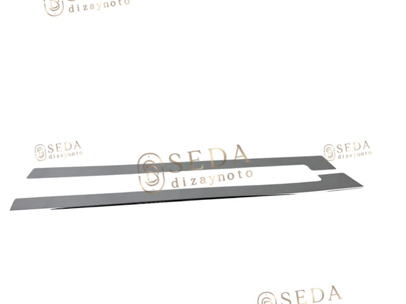 Renault Kangoo 2 Mini Van/Lav 2008 > Sürgülü Kapı Çıtası 2 Prç. P. Çelik - Resim 2