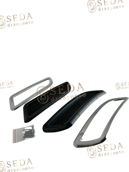 Renault Megane 4 HB 2016 > Egsoz Çıkış Kromu 2 Prç. P. Çelik - Resim 2