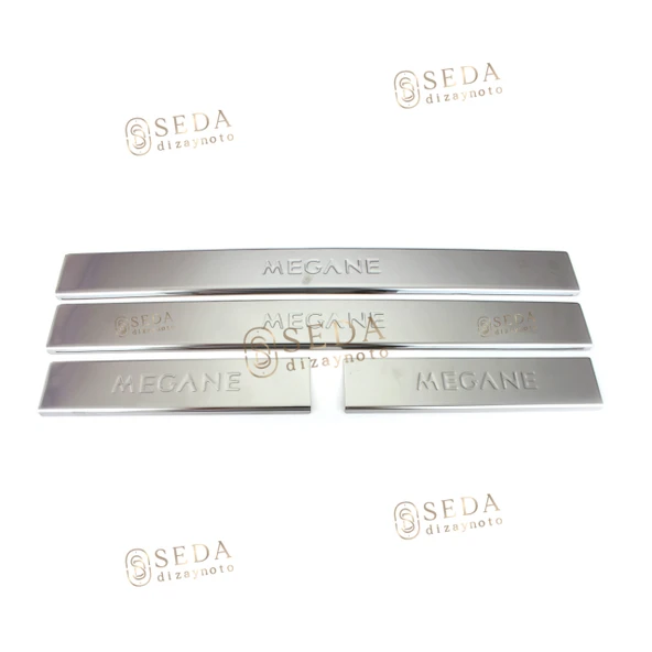 Renault Megane 2 HB /SD/SW 2004 > 2010 Kapı Eşiği 4 Prç. P. Çelik - Resim 3