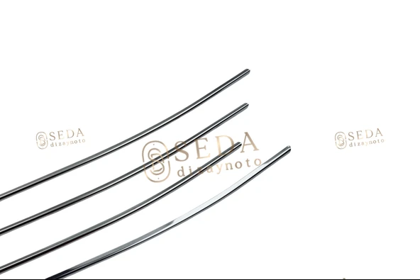 Renault Fluence SD 2013 > 2016 Ön Tampon Çıtası 4 Prç. P. Çelik - Resim 2