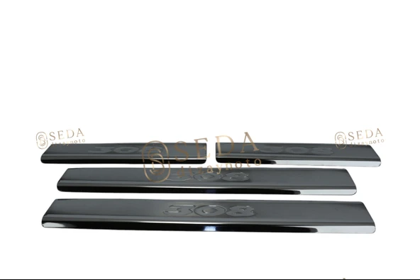 Peugeot 308 I HB /SW 2007 > 2013 Kapı Eşiği 4 Prç. P. Çelik ürün görseli