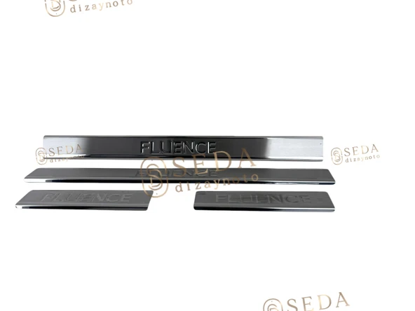 Renault Fluence SD 2010 > 2016 Kapı Eşiği 4 Prç. P. Çelik - Resim 3