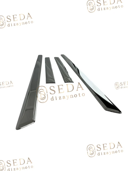 Ford Fiesta 5 HB /3d 2002 > 2006 Yan Kapı Çıtası 4 Prç. P. Çelik ürün görseli