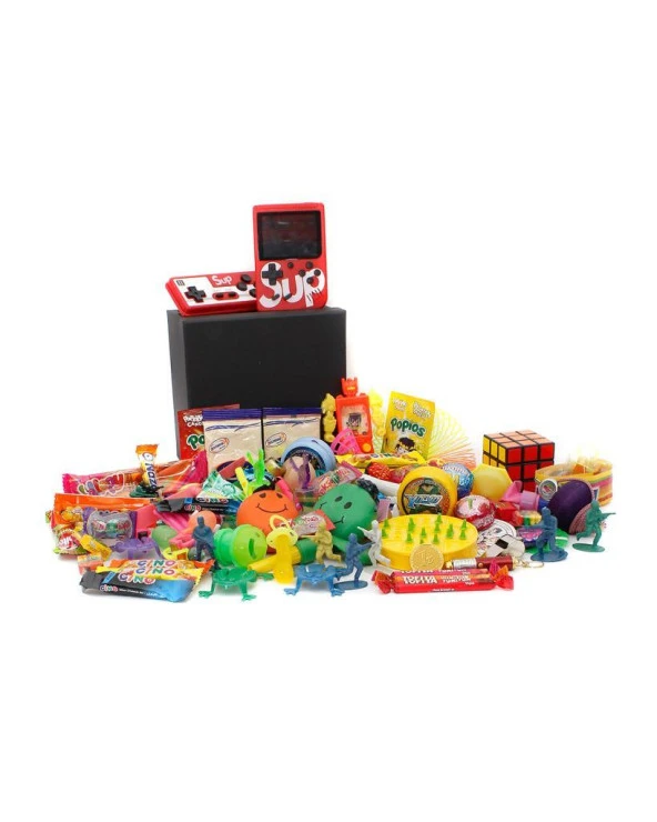Nostaljik Bakkal Özel Gıda Ve Oyuncak Kutusu Atarili - 2