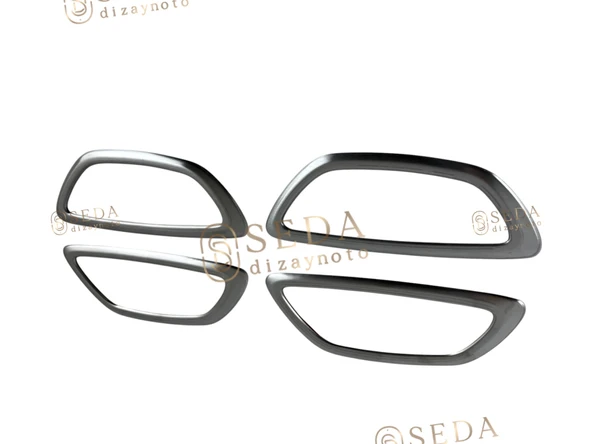 Renault Megane 4 HB /SD 2016 > İç Kapı Kolu Çerçevesi 4 Prç.Pçelİk - Resim 3