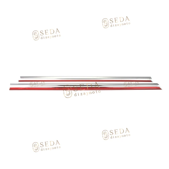 Renault Megane 2 SD/SW 2004 > 2010 Cam Çıtası 4 Prç. P. Çelik-SD - Resim 4