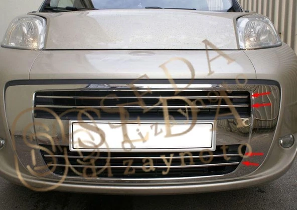 Fiat Fiorino Minivan/Mpv 2007 > Ön Tampon Çıtası 4 Prç. P. Çelik - Resim 5