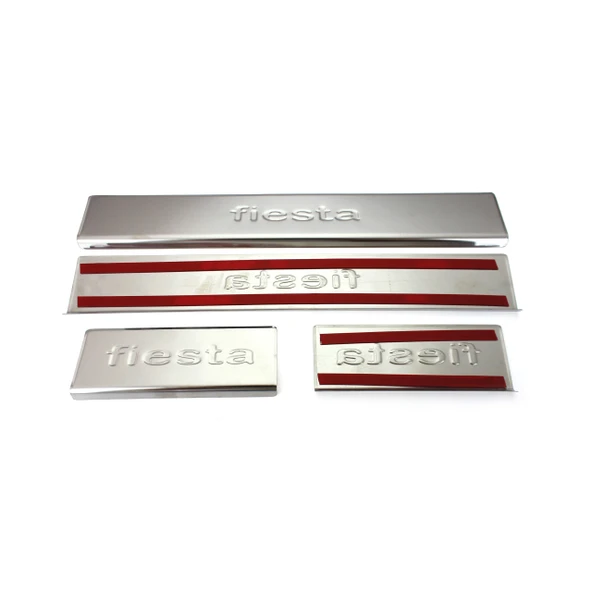 Ford Fiesta 5 HB 2002 > 2009 Kapı Eşiği 4 Prç. P. Çelik - Resim 4