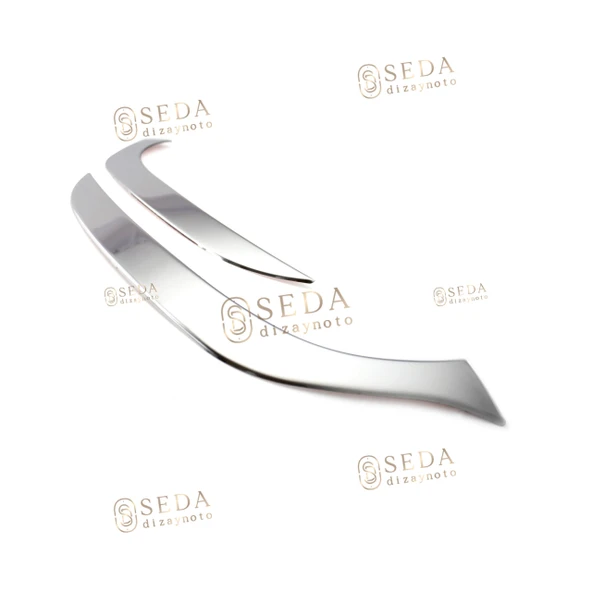 Renault Clio 4 HB /SW 2012 > 2017 Far Kaşı 2 Prç. P. Çelik ürün görseli