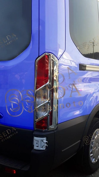 Ford Transit Van 2019 > Stop Çerçevesi 2 Prç. ABS Krom - Resim 6