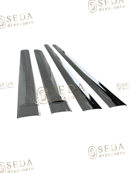 Peugeot 307 HB 2001 > 2008 Yan Kapı Çıtası 4 Prç. P. Çelik - Resim 3