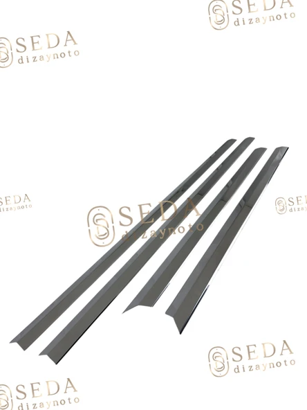 Opel Vectra C SD/SW 2002 > 2008 Yan Kapı Çıtası 4 Prç. P. Çelik ürün görseli