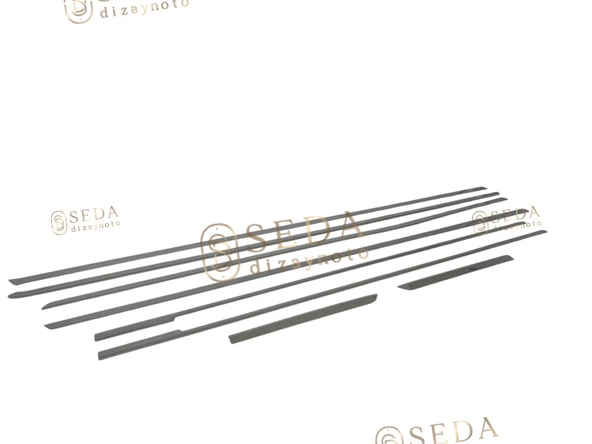 Mercedes Vito W447 Van 2014 > Cam Alt Çıtaları 8 Prç.(Tek Sürgü L3) ürün görseli