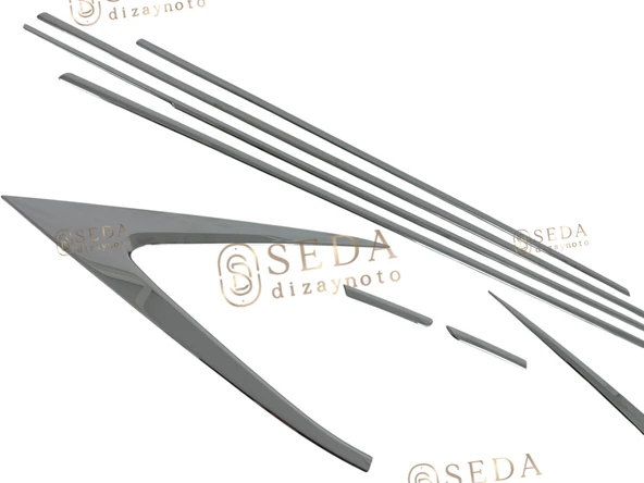 Hyundai İ20 HB 2020 > Cam Çıtası 8 Prç. P. Çelik - Resim 4