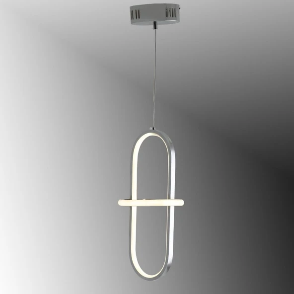 TT006-1-KR TT Aydınlatma Minyon Modeli Tekli Krom Kaplama Led Avize