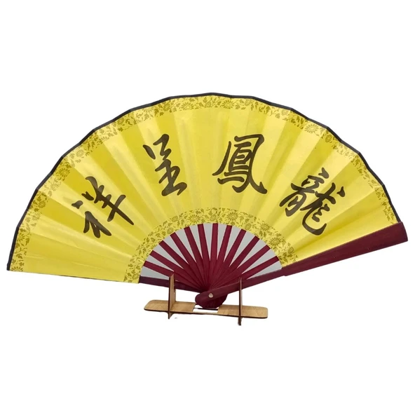 Çin Bambu Kraft Kağıt Yelpaze Orta Çanta Boy No.5 - Resim 3