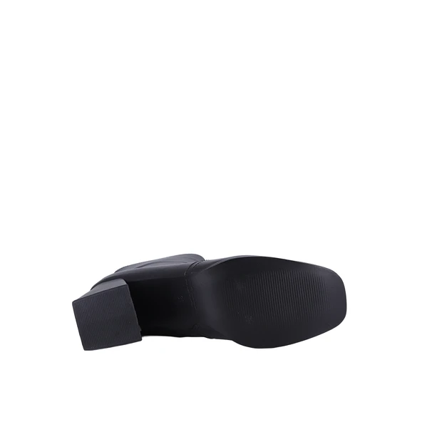 Hobby 2610 Hakiki Deri Topuklu Kadın Bot - Resim 11