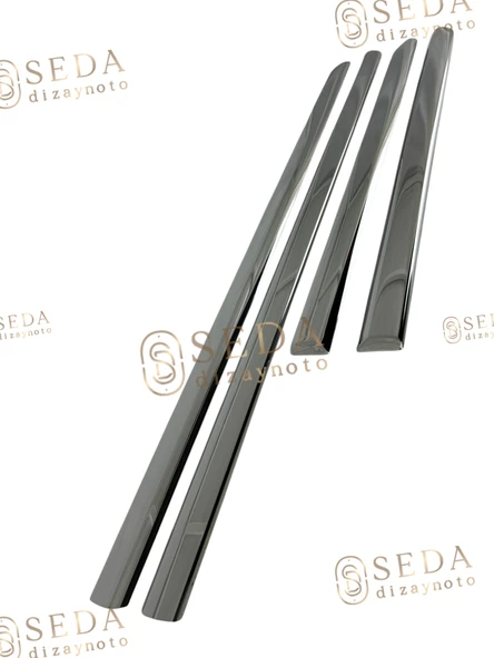 Peugeot 407 SD/SW/Coupe 2004 > 2010 Yan Kapı Çıtası 4 Prç. P. Çelik - Resim 2