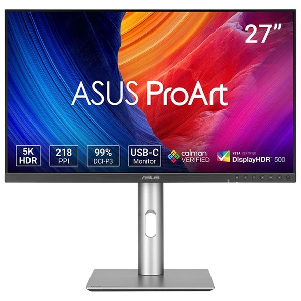ASUS 27" IPS PROART PA27JCV 5K 5MS 60HZ DP HDM USB C 5120X2880 PIVOT MONITÖR ürün görseli