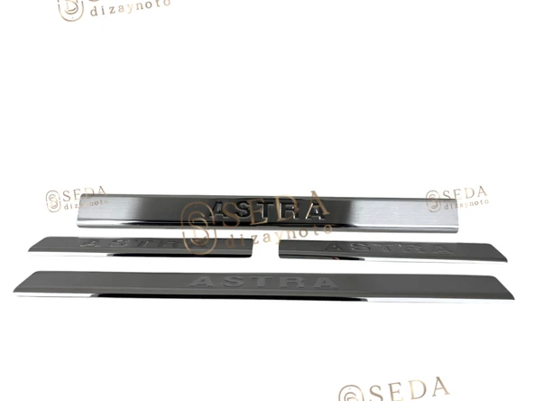 Opel Astra G HB /SD/SW 1998 > 2009 Kapı Eşiği 4 Prç. P. Çelik - Resim 3