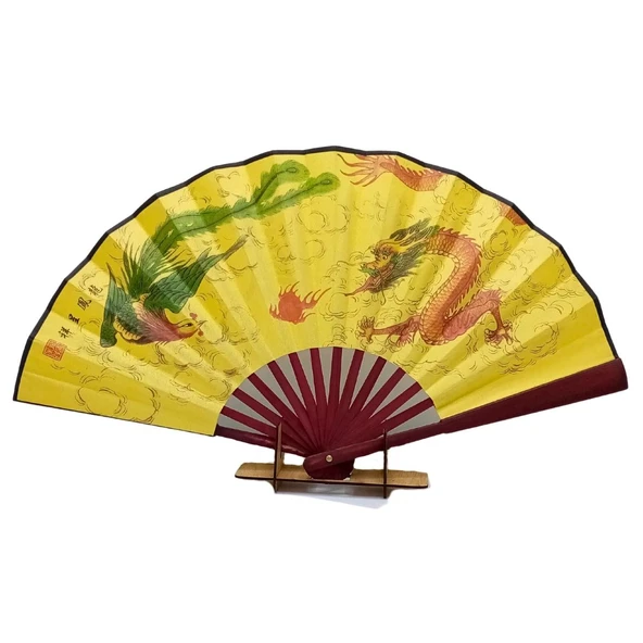 Çin Bambu Kraft Kağıt Yelpaze Orta Çanta Boy No.5 ürün görseli 1