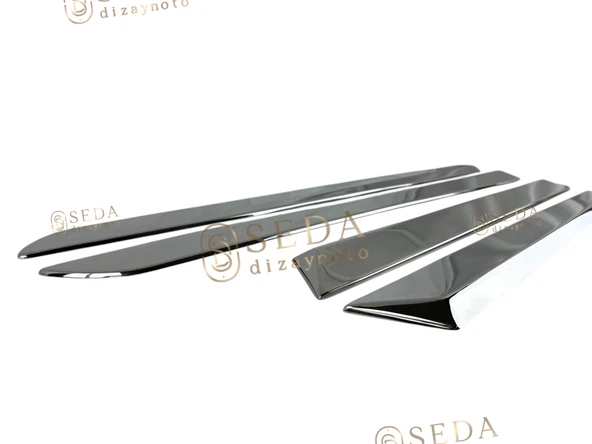 Opel Astra H (HB) SD 2009 > 2013 Yan Kapı Çıtası 4 Prç. P. Çelik - Resim 2