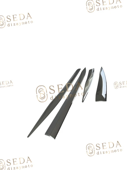 Peugeot 3008 Suv 2016 > Yan Kapı Çıtası 4 Prç. P. Çelik - Resim 2