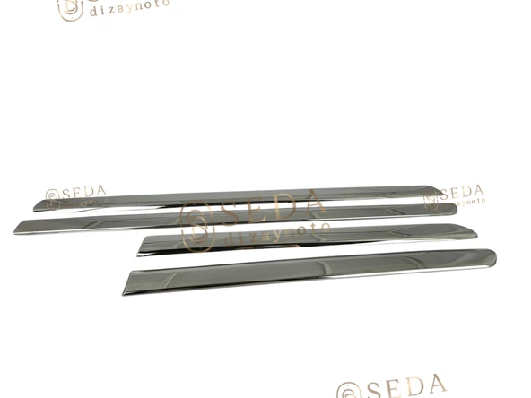 Peugeot 407 SD/SW/Coupe 2004 > 2010 Yan Kapı Çıtası 4 Prç. P. Çelik ürün görseli