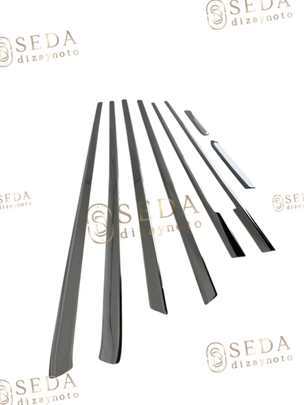 Mercedes Vito W447 Van 2014 > Cam Alt Çıtaları 8 Prç.(Tek Sürgü L3) - Resim 5