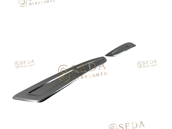 Opel Grandland X Suv 2017 > Arka Difizör 2 Prç.P. Çelik - Resim 2