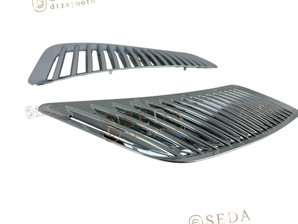 Mercedes Sprinter Van 2006 > Kaput Izgarasi 2 Prç. ABS Krom - Resim 2