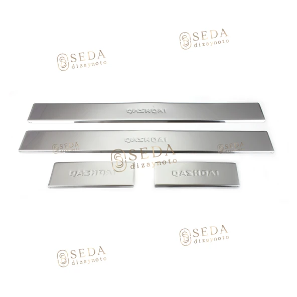 Nissan Qashqai Suv 2007 > 2014 Kapı Eşiği 4 Prç. P. Çelik - Resim 3