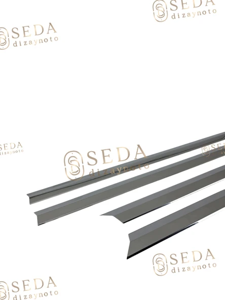 Opel Vectra C SD/SW 2002 > 2008 Yan Kapı Çıtası 4 Prç. P. Çelik - Resim 3