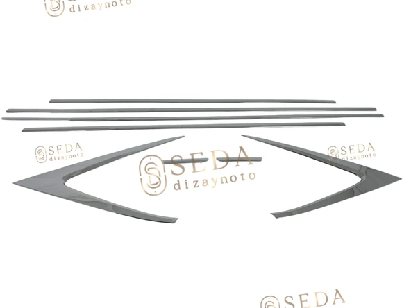 Hyundai İ20 HB 2020 > Cam Çıtası 8 Prç. P. Çelik - Resim 3