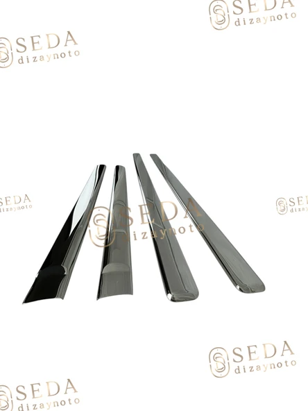 Opel Astra G HB /SD/SW 1998 > 2009 Yan Kapı Çıtası 4 Prç. P. Çelik - Resim 2