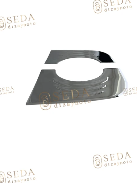 Mercedes Sprinter Van 2006 > Arka Amblem Çerçevesi 2 Prç. P. Çelik - Resim 5