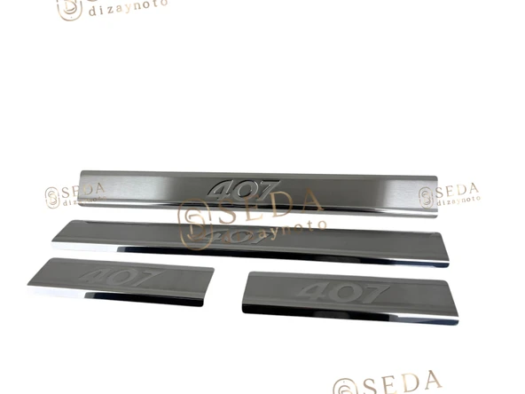 Peugeot 407 SD/SW 2004 > 2010 Kapı Eşiği 4 Prç. P. Çelik - Resim 2