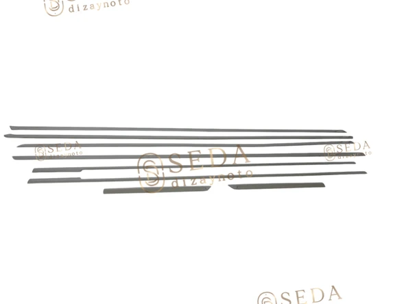 Mercedes Vito W447 Van 2014 > Cam Alt Çıtaları 8 Prç.(Tek Sürgü L3) - Resim 3