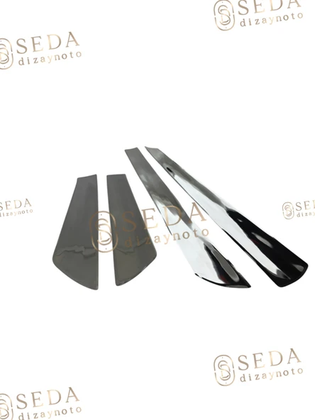 Nissan Qashqai Suv 2007 > 2014 Yan Kapı Çıtası 4 Prç. P. Çelik - Resim 3