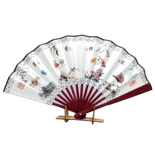 Çin Bambu Kraft Kağıt Yelpaze Orta Çanta Boy No.13 ürün görseli