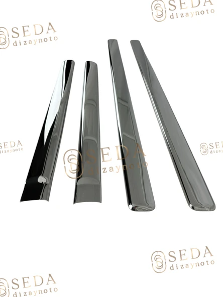 Opel Astra G HB /SD/SW 1998 > 2009 Yan Kapı Çıtası 4 Prç. P. Çelik - Resim 3