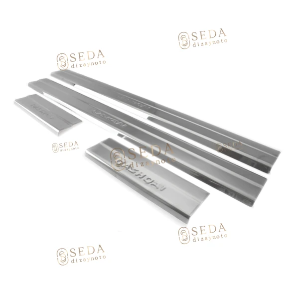 Nissan Qashqai Suv 2014 > Kapı Eşiği 4 Prç. P. Çelik - Resim 2