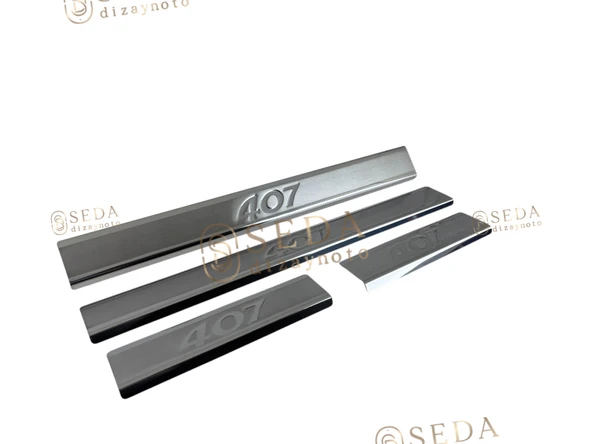 Peugeot 407 SD/SW 2004 > 2010 Kapı Eşiği 4 Prç. P. Çelik - Resim 3
