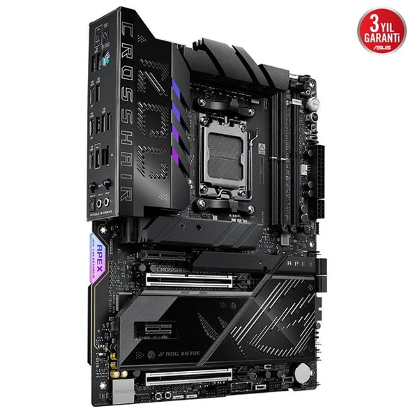 ASUS ROG CROSSHAIR X870E APEX DDR5 TYPEC 2X PCIE 5.0 AM5 ATX - Resim 4