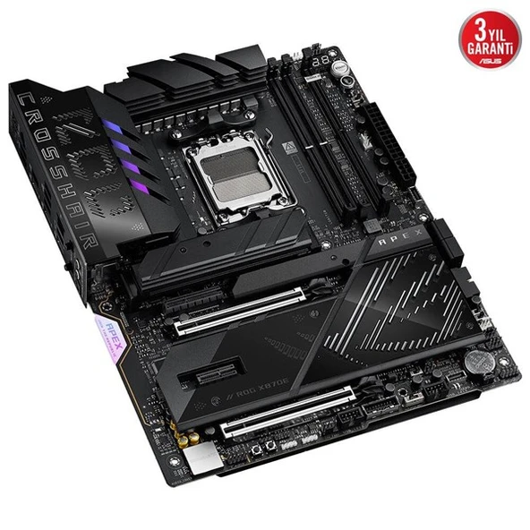 ASUS ROG CROSSHAIR X870E APEX DDR5 TYPEC 2X PCIE 5.0 AM5 ATX - Resim 9