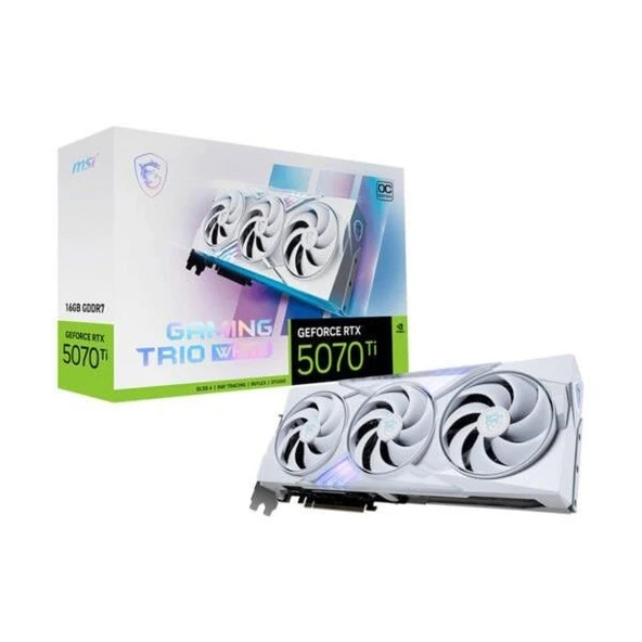 MSI 16GB RTX5070TI GAMING TRIO OC WHITE GDDR7 256bit HDMI-DP PCIE 5.0 - 1