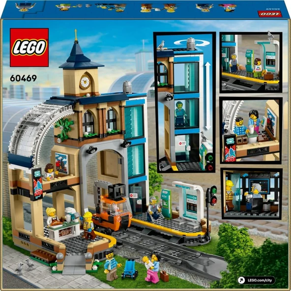 LEGO 60469 City Merkez Tren Istasyonu - Resim 4