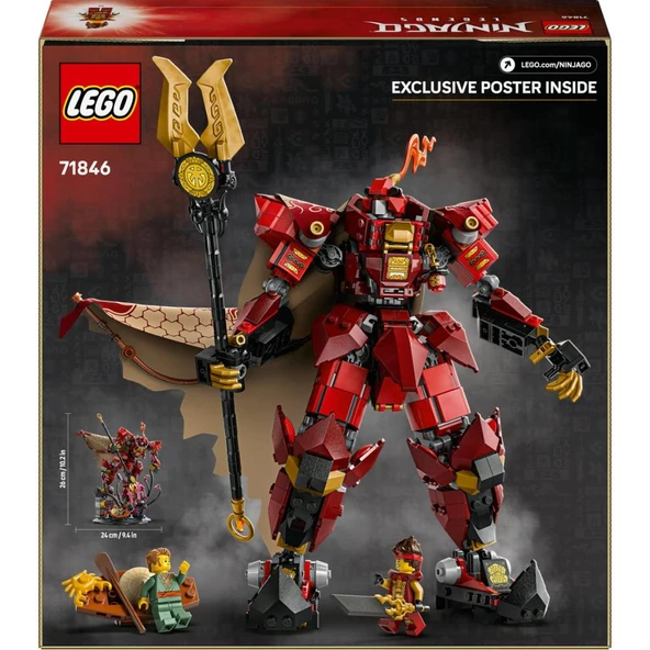 LEGO 71846 Nınjago® Ateş Şövalyesi Robotu - Resim 4